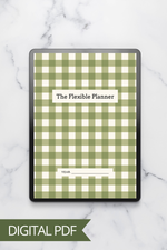 Load image into Gallery viewer, The Flexible Planner Undated PDF (Download; Print at Home)
