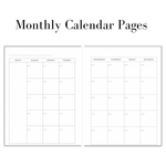 Load image into Gallery viewer, The Flexible Planner Undated PDF (Download; Print at Home)

