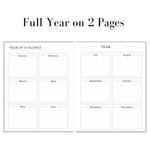 Load image into Gallery viewer, The Flexible Planner Undated PDF (Download; Print at Home)

