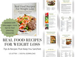 Load image into Gallery viewer, Real Food Recipes For Weight Loss (Download, Print at Home)
