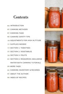 Easy Water Bath Canning Digital eBook: 40 Recipes For Tomatoes, Pickles, and More