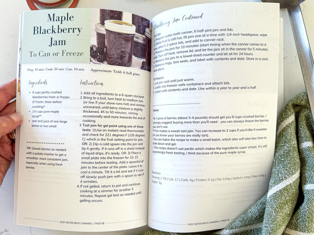 Easy Water Bath Canning: 40 Recipes For Tomatoes, Pickles, and More