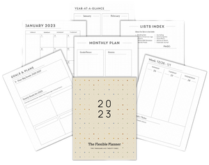 The Flexible Planner 2023 (Download; Print at Home)