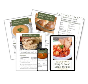 Soup & Bread Meal Plans eBook (Download, Print at Home)