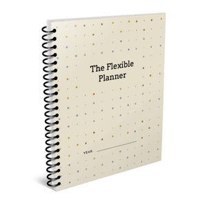 The Flexible Planner Dots UNDATED-8.5x11 FULL SIZE (Shipped, Coil-Bound)